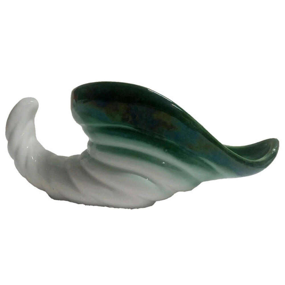 Regal Hull USA Cornucopia #307 Deco Style Vase  4.5" x 10”